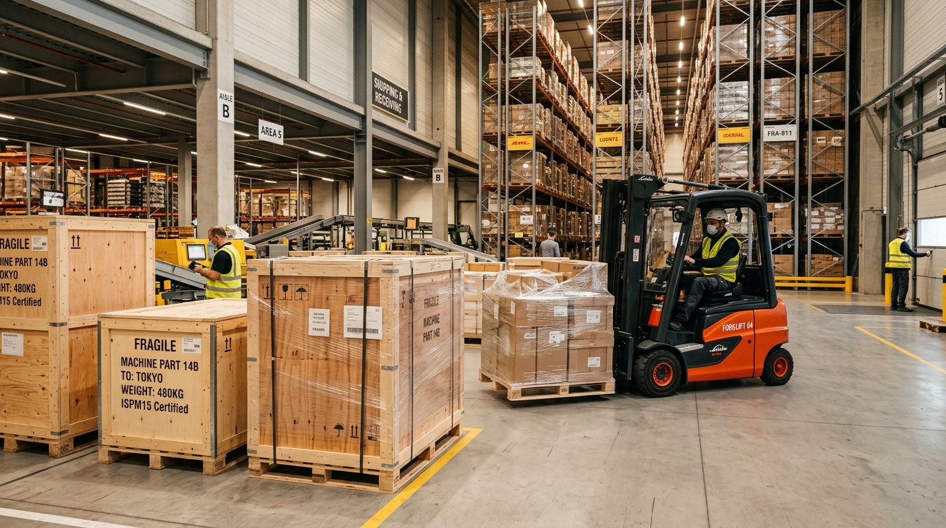 Warehouse and Wooden Crating Facility